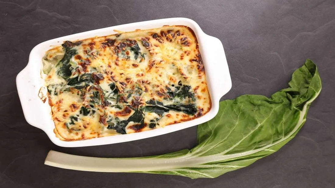 Baked chard au gratin