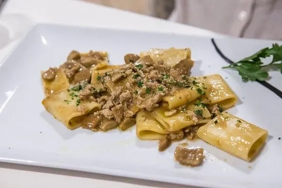 Creamy Paccheri with Mushrooms