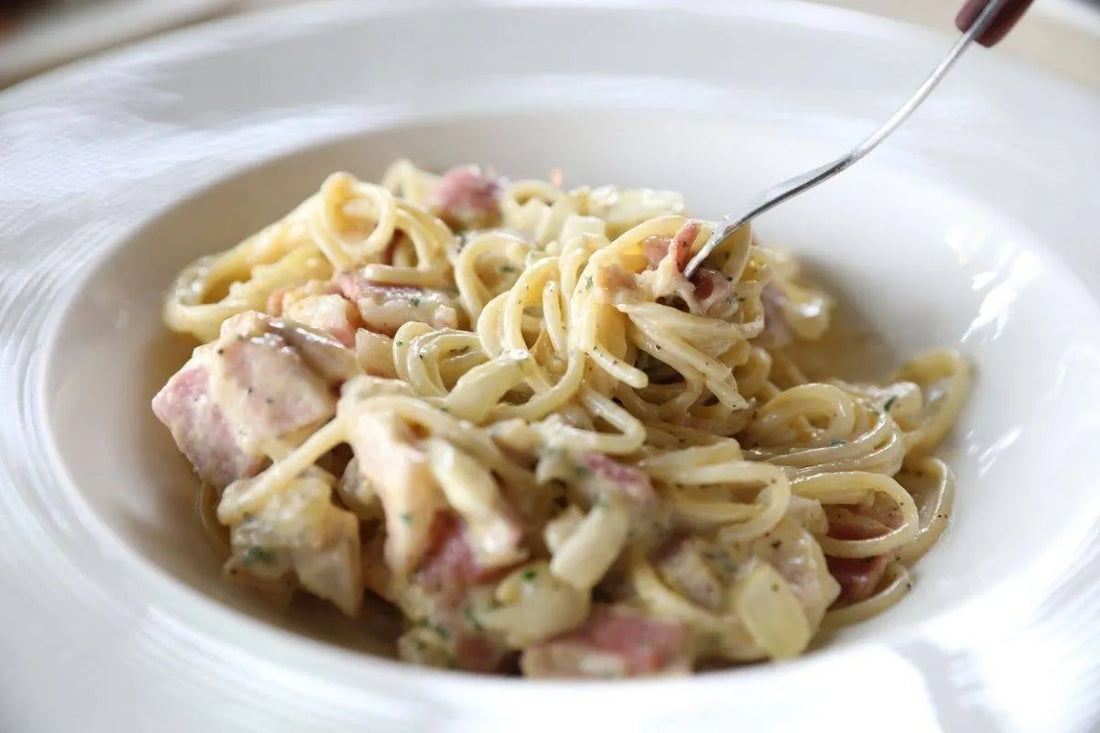Pasta with Ham and Taleggio