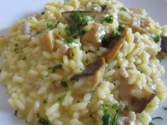Risotto with Oyster mushrooms