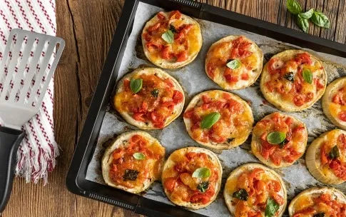 White Aubergine Pizzas