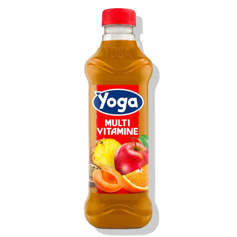 Yoga multi vitamin juice bottle with red cap, 1 L