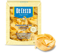 De Cecco pappardelle n.301 egg pasta pouch with ribbon noodles