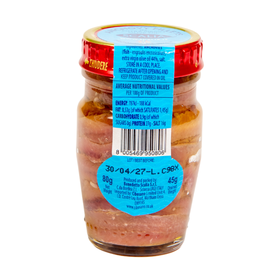 Scalia Anchovies Fillet 78g