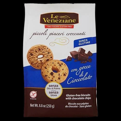 Le Veneziane chocolate biscuits G/F 250g