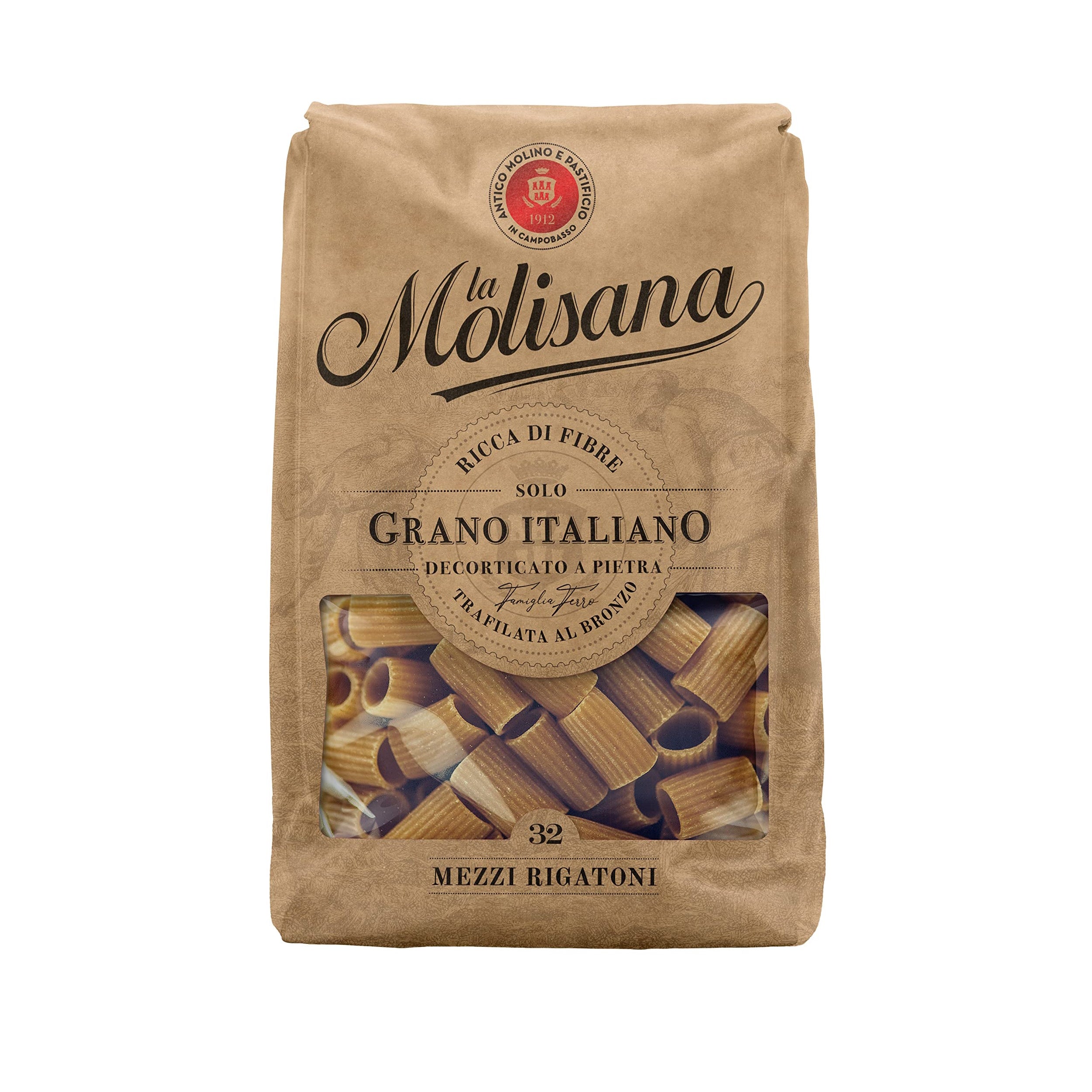 La Molisana Mezzi Rigatoni integrale 500gr