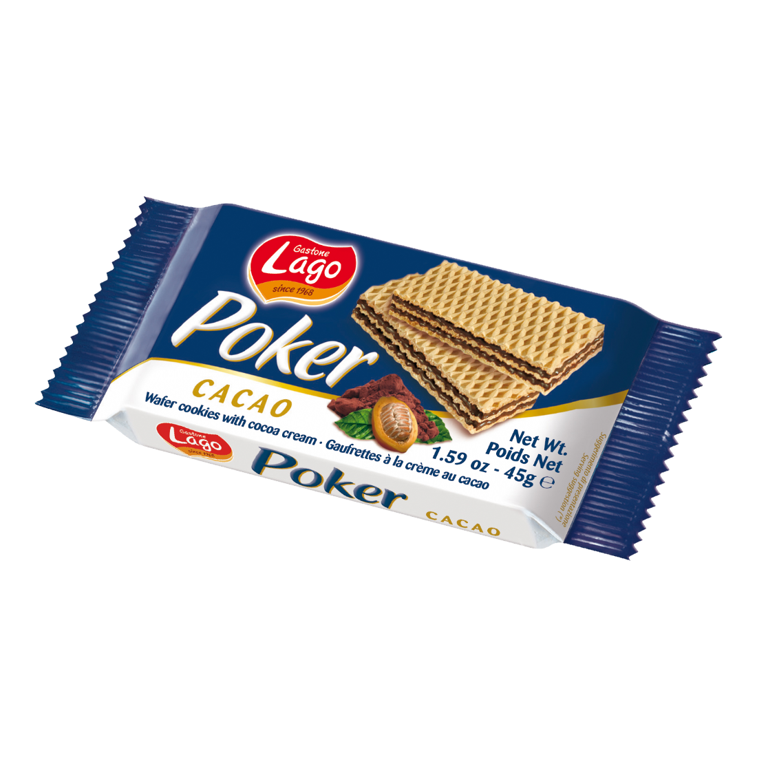 Lago Wafers Cacao 5x45gr