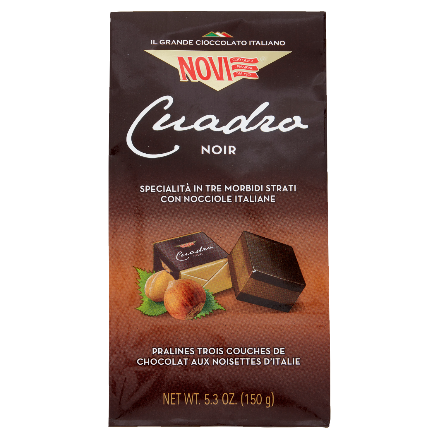 Novi Cuadro Noir Cremino 150gr
