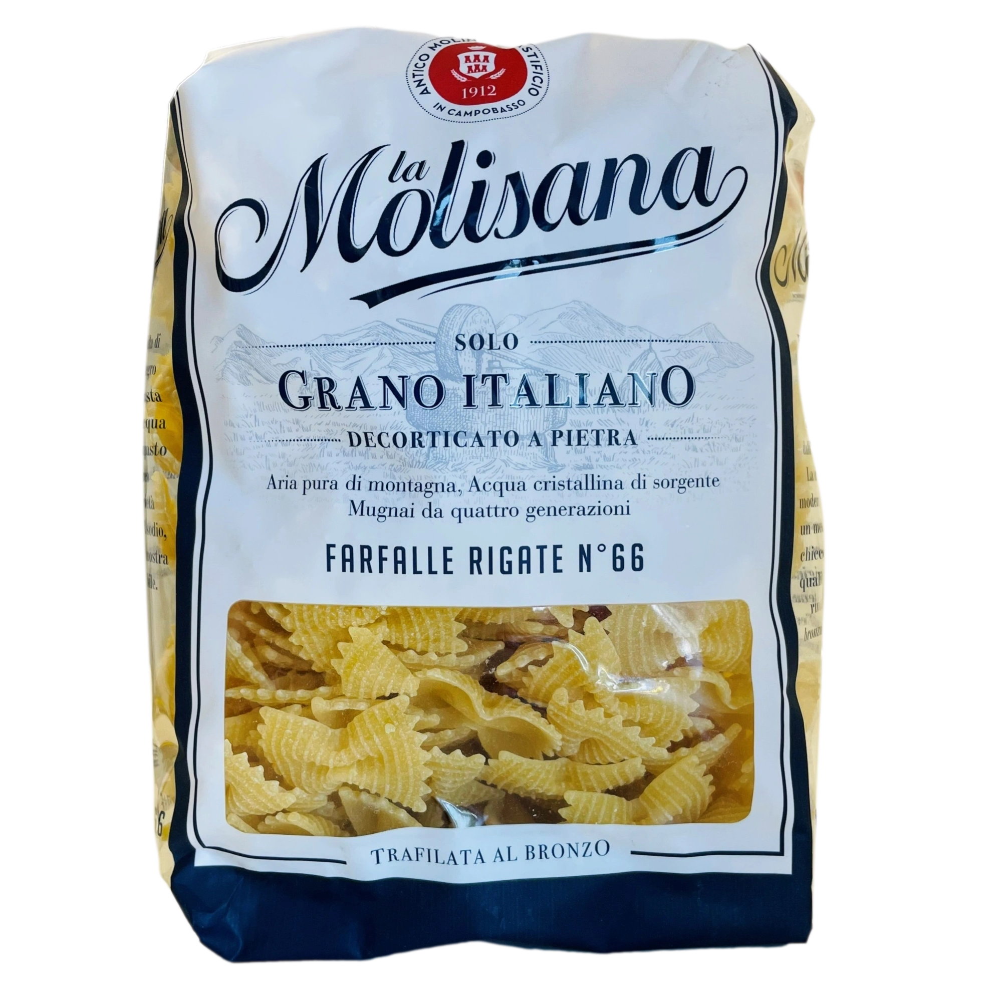 La Molisana Farfalle Rigate n66 Wholewheat 500g