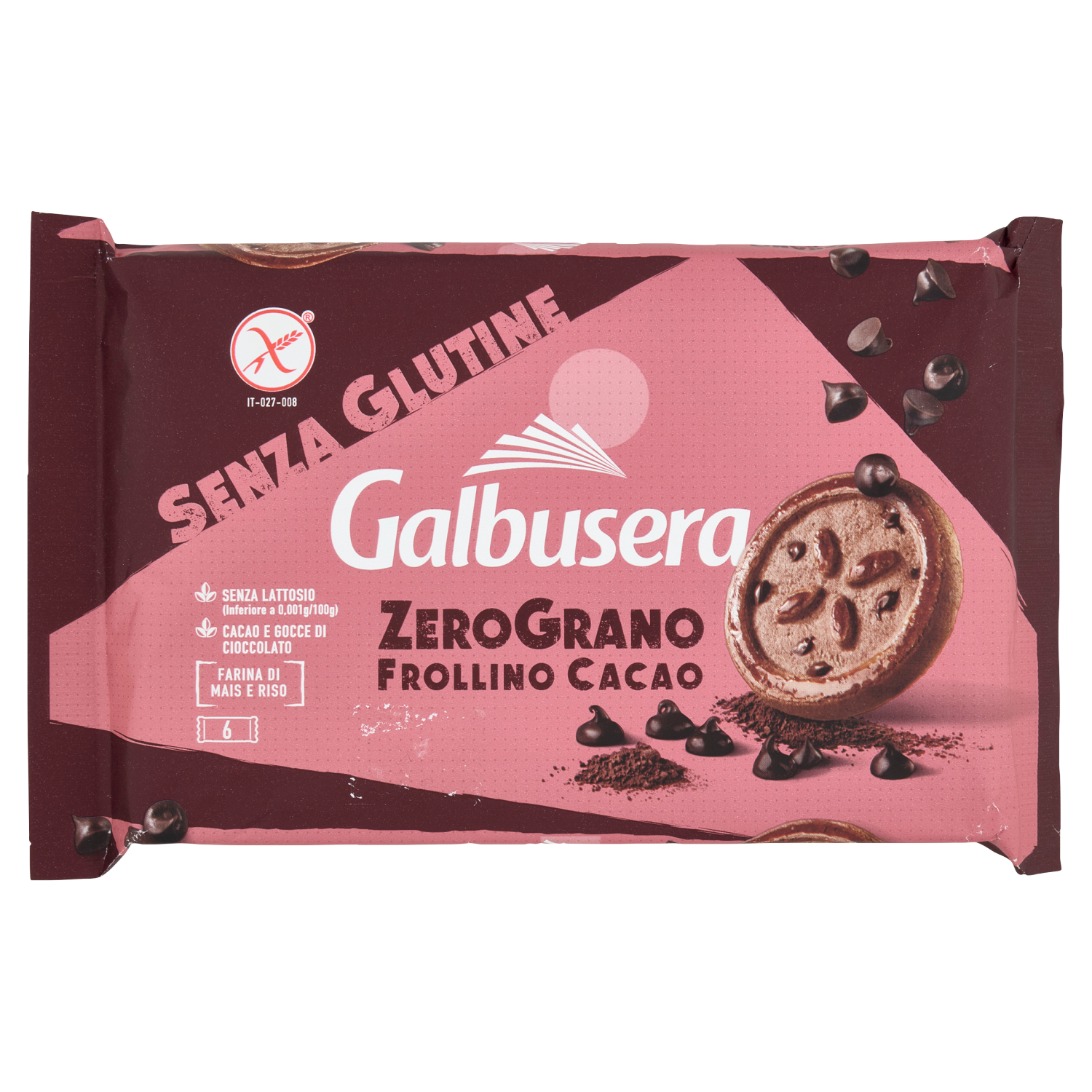 Galbusera Zerograno Gocce Cioccolato G/F 220g