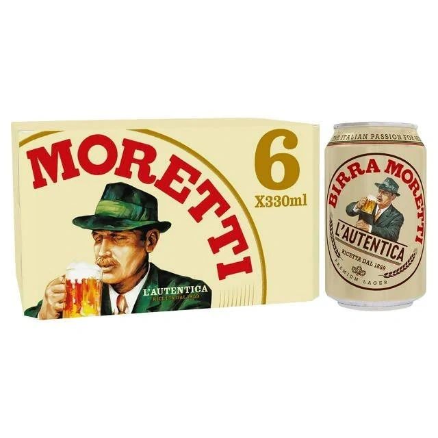 Beer Moretti 330ml x 6 cans