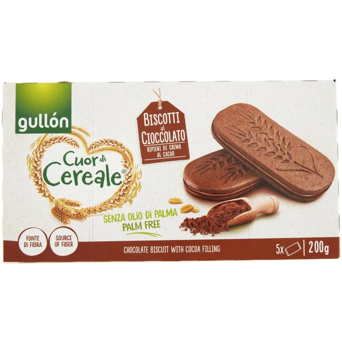 Gullon Cuore di Cereale al cioccolato 5x 200gr