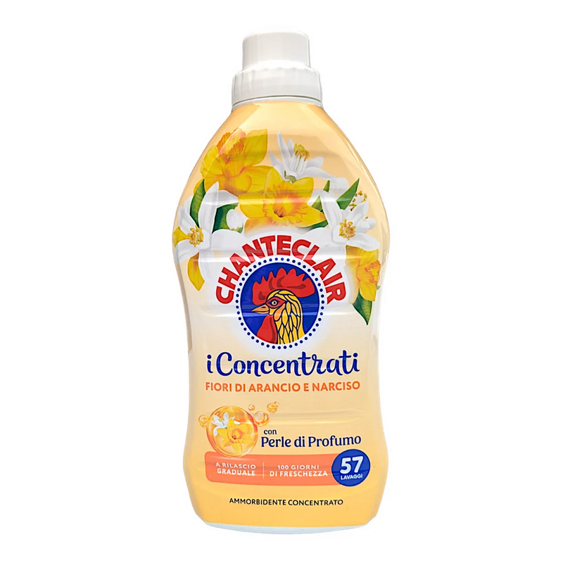 Chanteclair fabric softener concentrate bottle, orange & narcissus scent, 1.14L