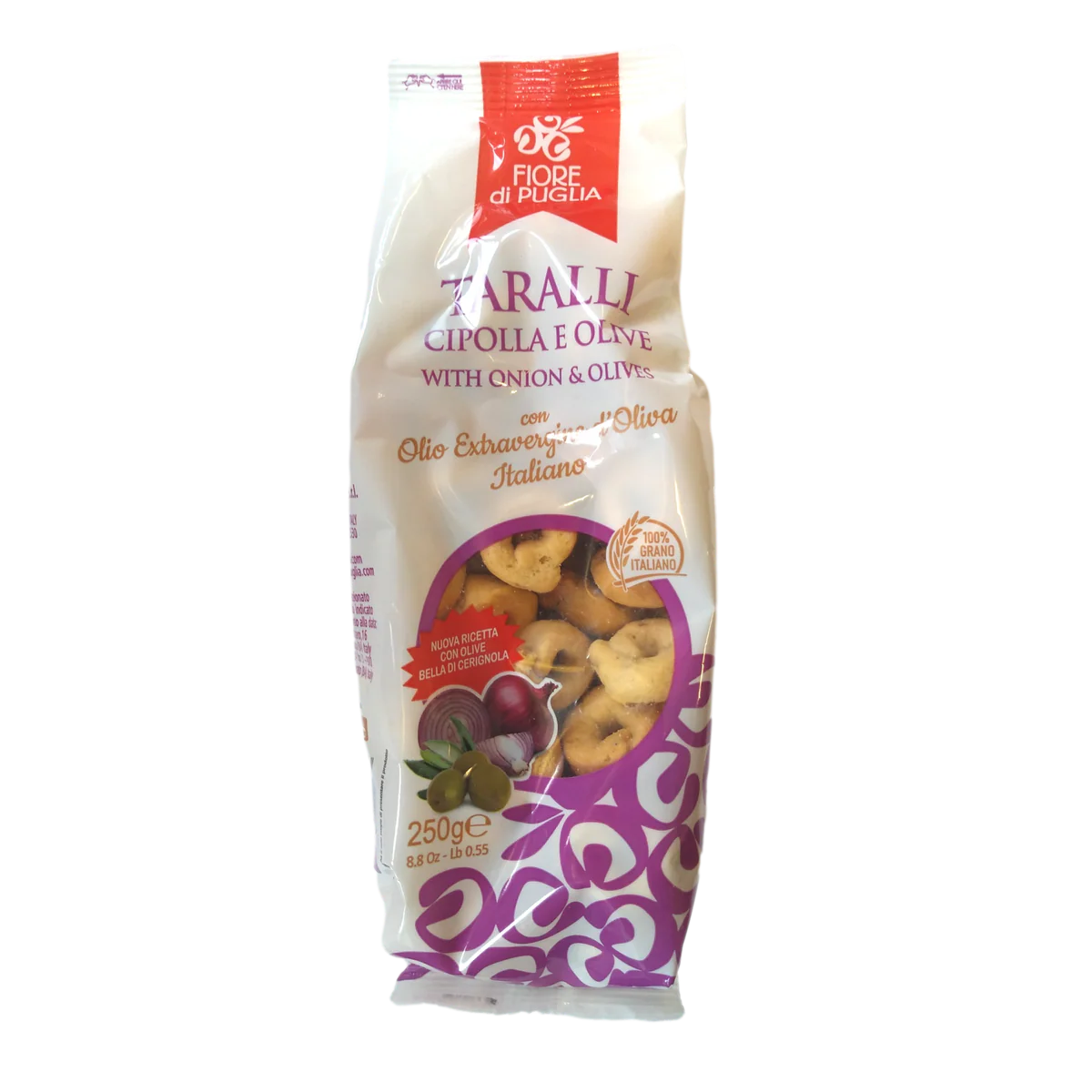 Fiore di Puglia Taralli Onion 250g