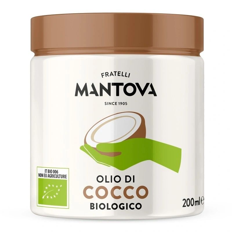 Mantova Seeds Oils Organic Coconut Oil 200ml