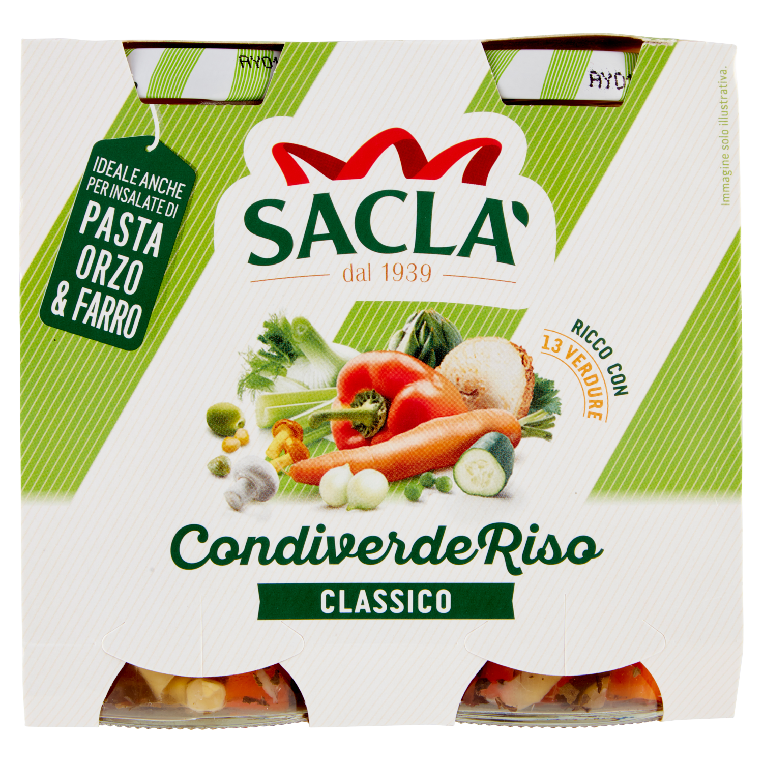 Sacla Condiverde Riso Classico 580gr