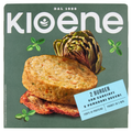 Vegetable burger package with two burger patties and artichoke flavor label