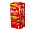 Tronky Sandwich wafer cookie box, red package with chocolate hazelnut filling
