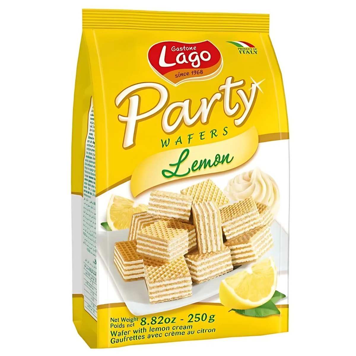 Lago Wafers Lemon 250g