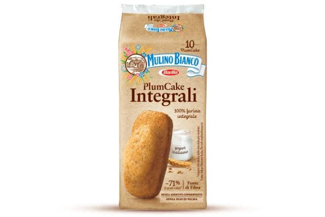 Mulino Bianco Plumcake Integrali whole wheat, 10-pack bag packaging
