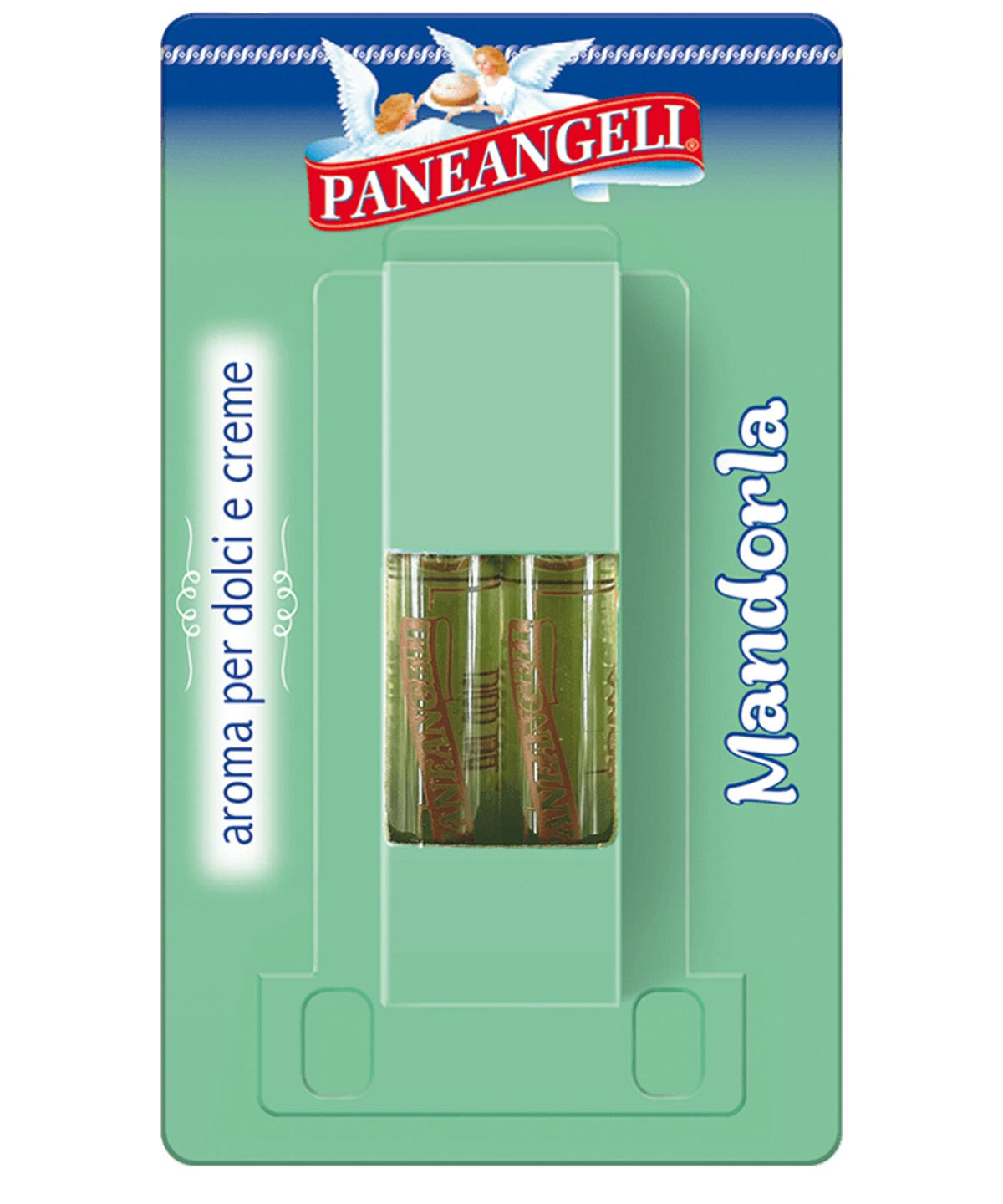 Paneangeli almond flavouring, small vial pack in blister card