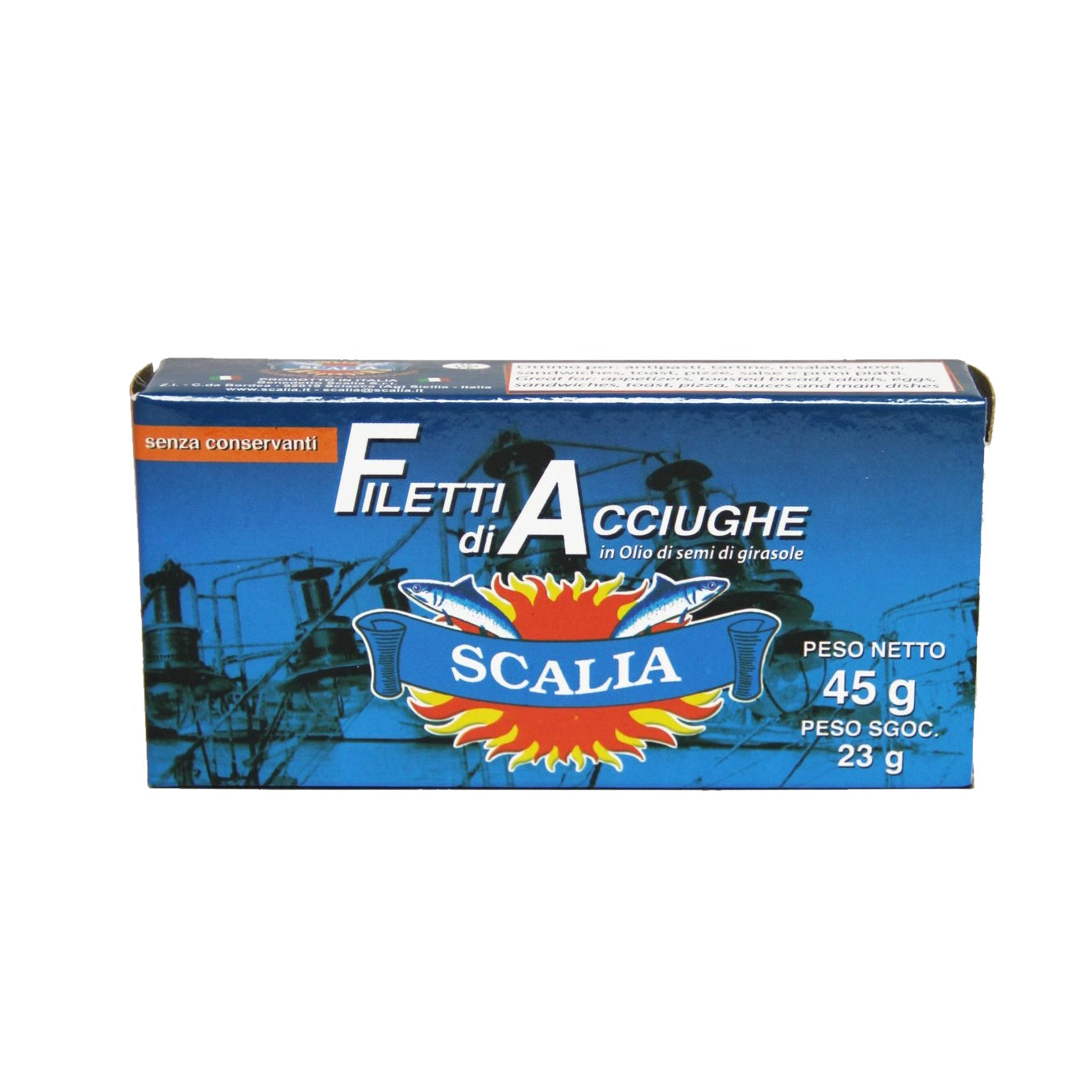 Scalia Anchovies Fillet 45g