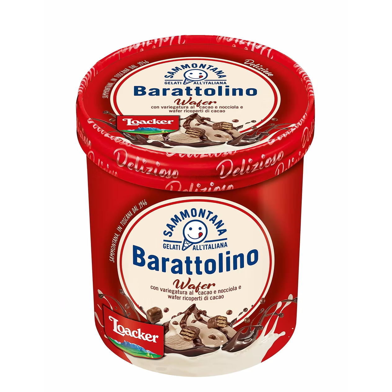 Sammontana Barattolino Loacker Gelato 500g