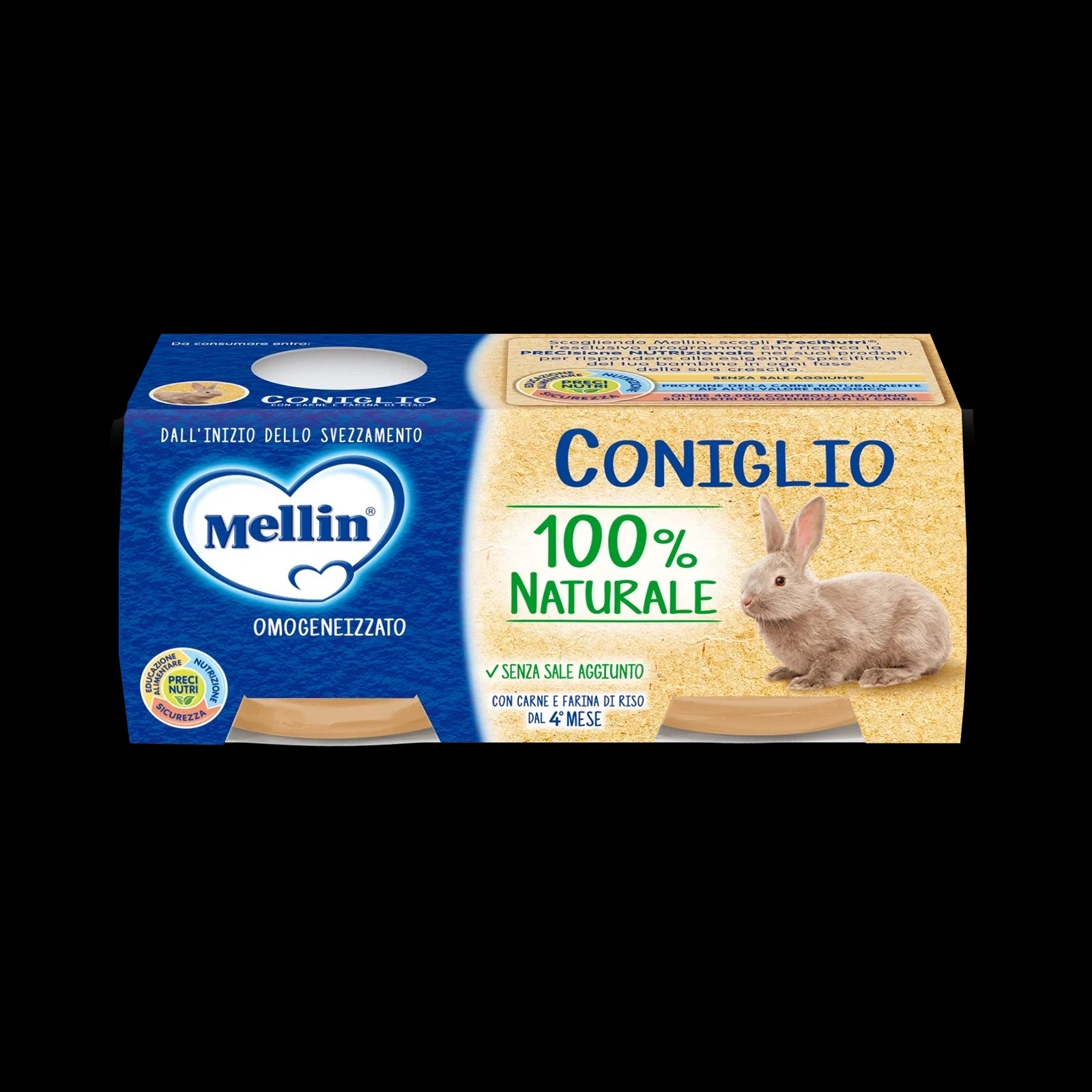 Mellin Coniglio 2x80gr