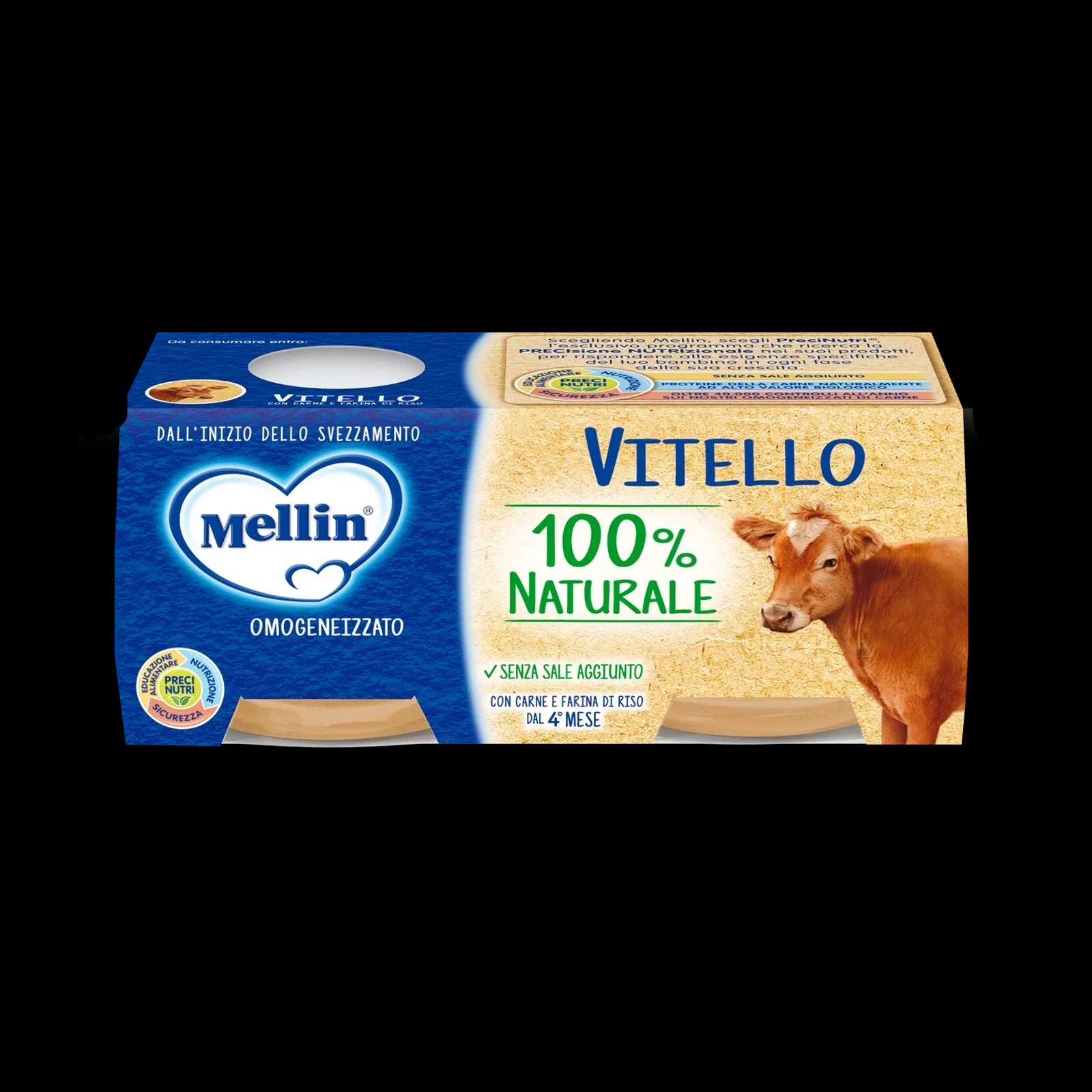 Mellin Vitello 2x80gr