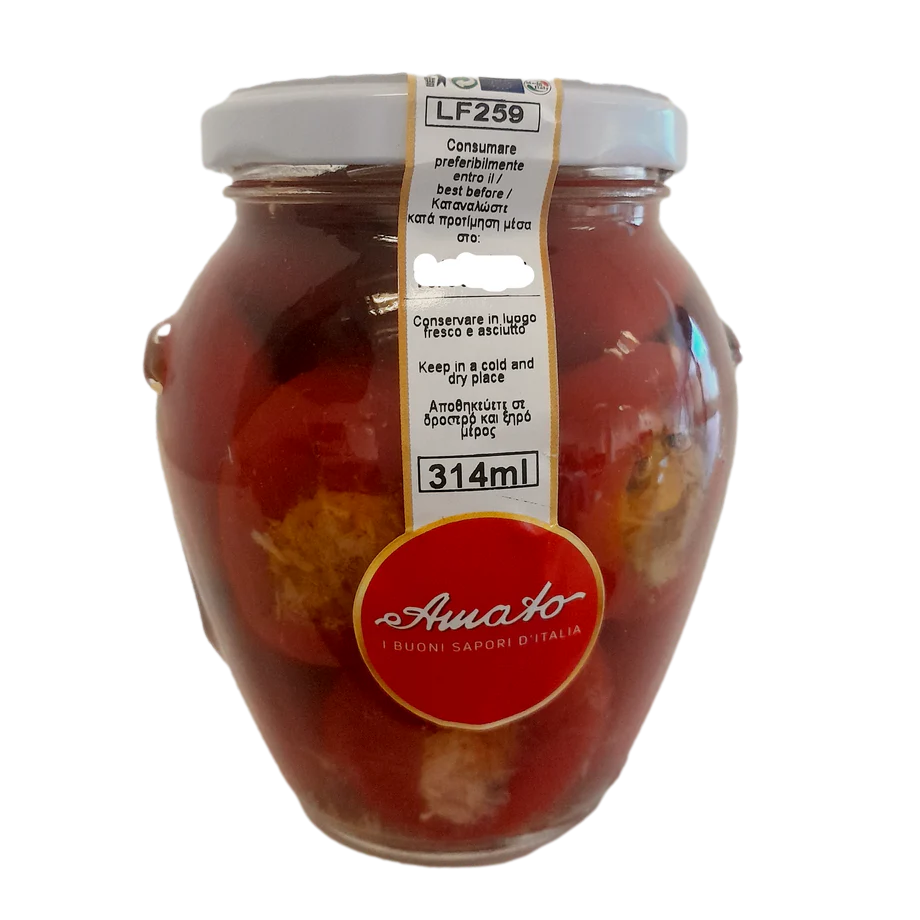 Amato Ciliegino ripieno tonno 314ml