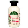 Antica Erboristeria hair conditioner bottle, creamy color with black cap and rose label, 225 ml