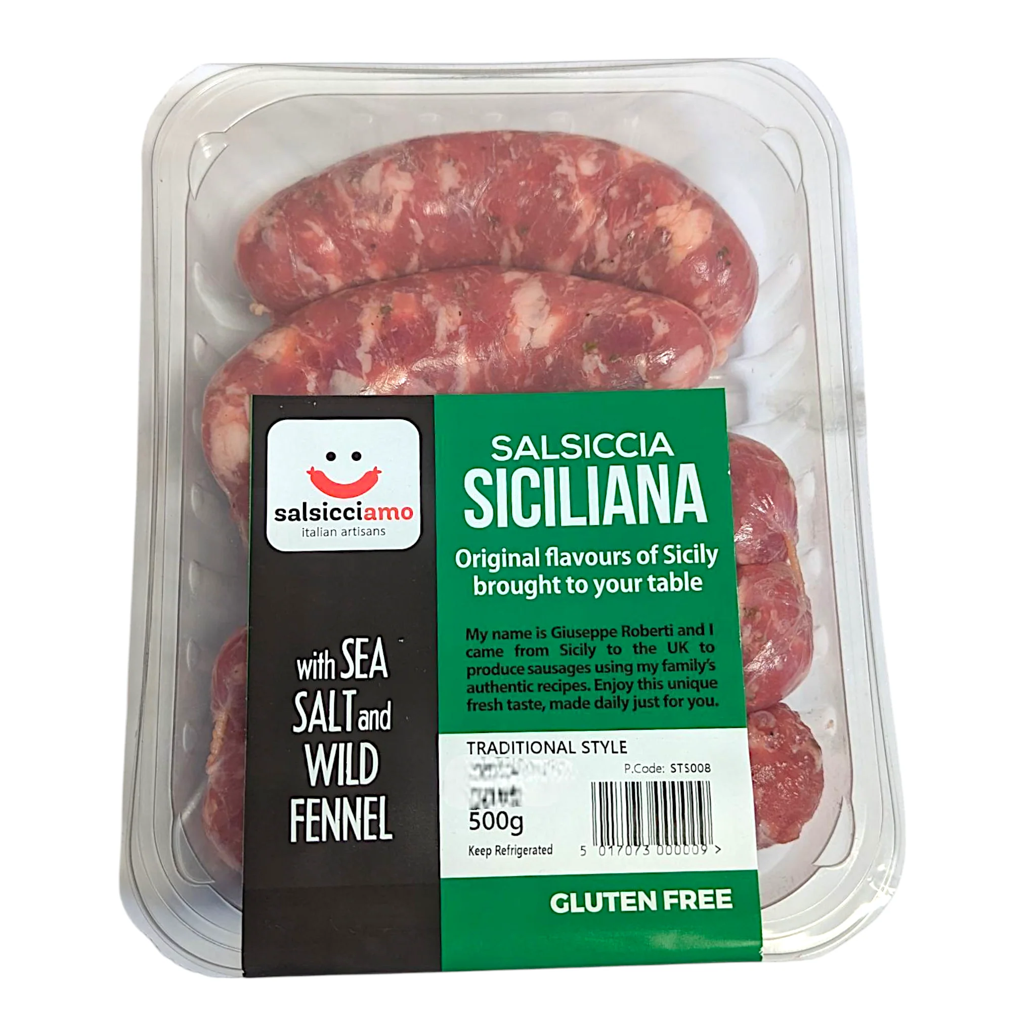 Salsicciamo Sea Salt & Fennel Sausages 400gr