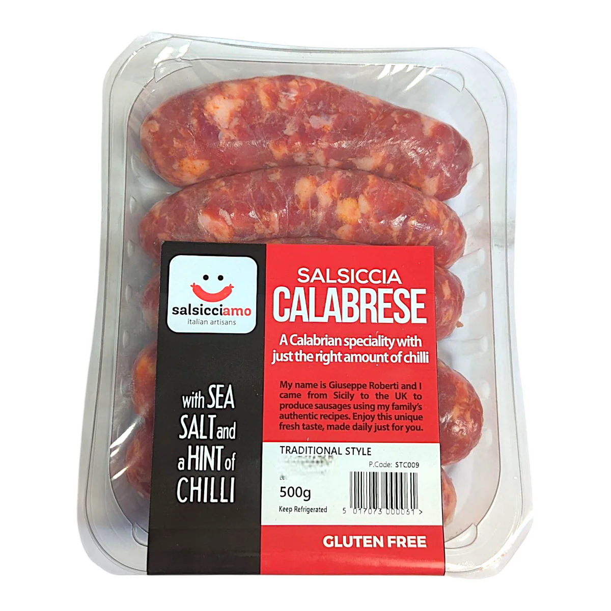 Salsicciamo Sea Salt & Chilli 400gr