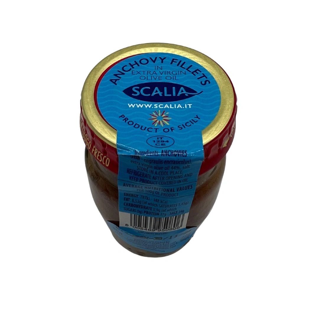 Scalia Anchovies Fillet in salt tin 800gr