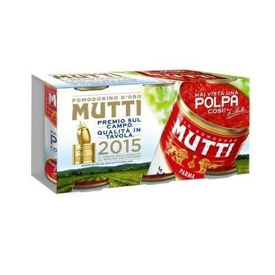 Mutti chopped pulp 400gr x3