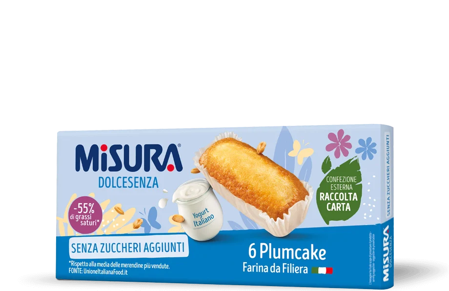 Misura Plumcake yogurt 6 x190gr