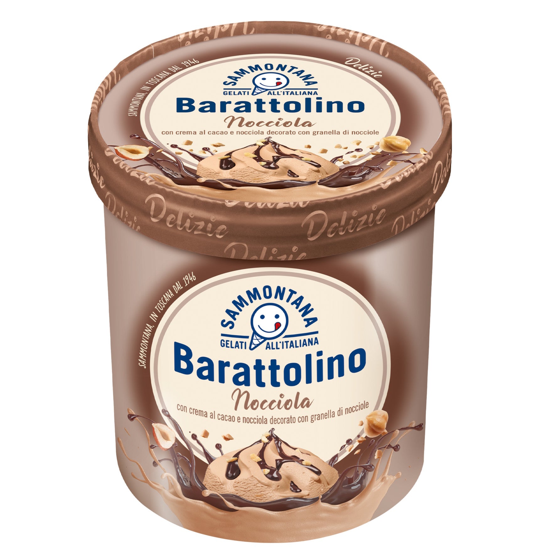Sammontana Barattolino Gourmet Hazelnut Gelato 500g