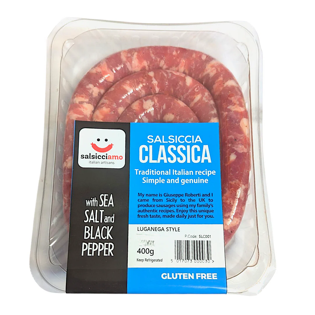 Salsicciamo Sea Salt & Black Pepper 400gr