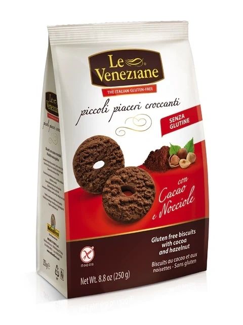 Le Veneziane Cocoa&Hazelnuts G/F 250g