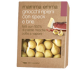 Mamma Emma fresh speck and brie filled gnocchi package with tray window