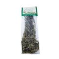 Sicilian oregano dried herb in clear plastic bag with green label, 50 g