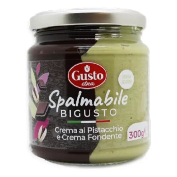 Gusto Etna Crema Pistachio e Fondente 300g