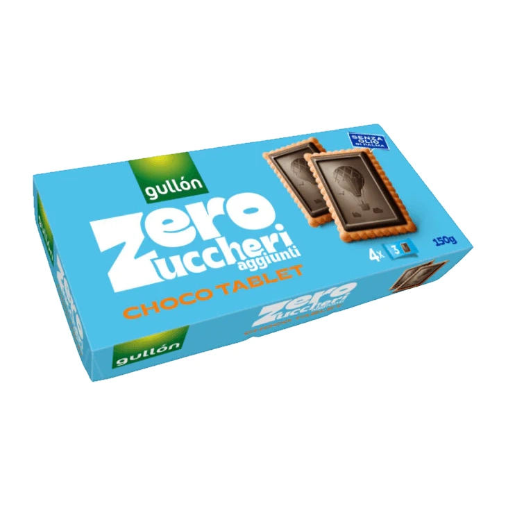 Gullon Zero Sugar Choco Tablet 150gr